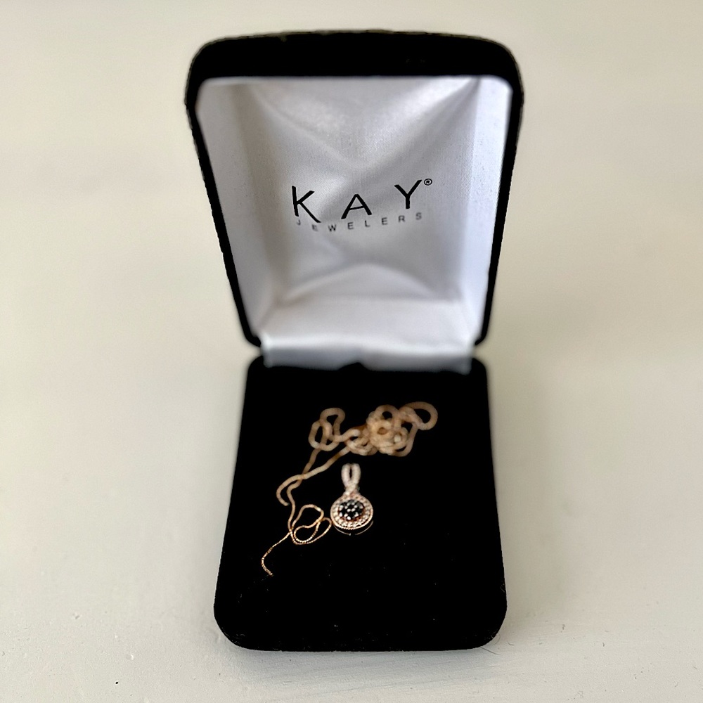 Strawberry Chocolate Kay Jewelers pendant